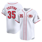 BIPIHUC C.Reds #35 Jose Trevino Player White Home Limited Stitched Jerseys