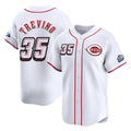 BIPIHUC C.Reds #35 Jose Trevino Player White Speedway Classic Home Limited Stitched Jerseys