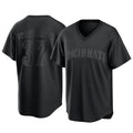 BIPIHUC C.Reds #37 Tyler Stephenson Player Black T-shirt Game Home Stitched Jerseys