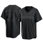 BIPIHUC C.Reds #37 Tyler Stephenson Player Black T-shirt Game Home Stitched Jerseys