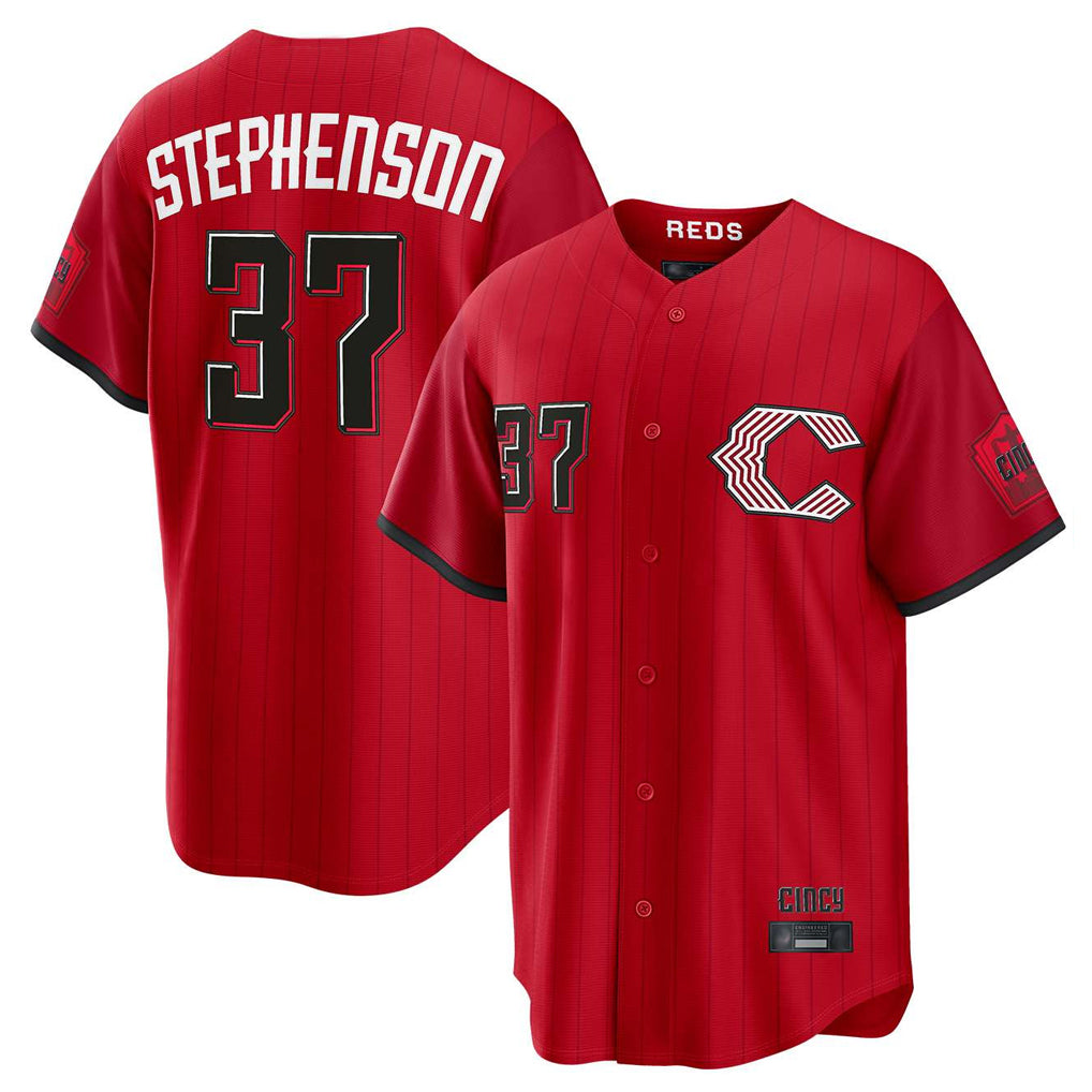 BIPIHUC C.Reds #37 Tyler Stephenson Player Red 2026 City Connect Home Game Stitched Jerseys