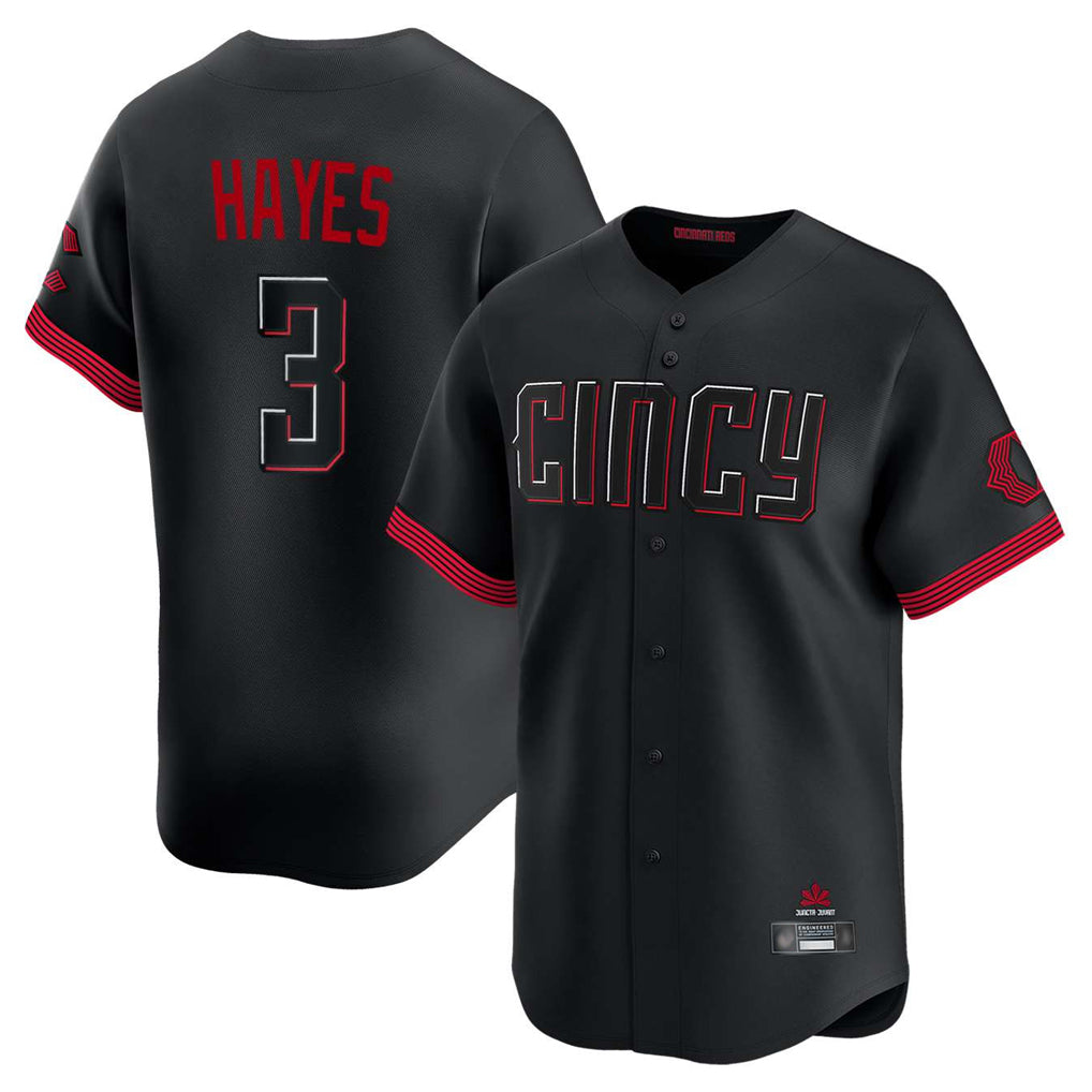 BIPIHUC C.Reds #3 Ke'Bryan Hayes Player Black City Connect Home Limited Stitched Jerseys