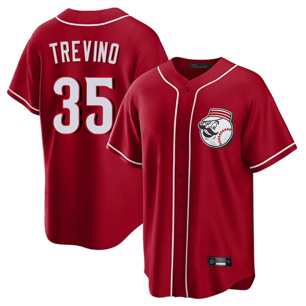 BIPIHUC C.Reds #3 Ke'Bryan Hayes Player Red Game Home Stitched Jerseys