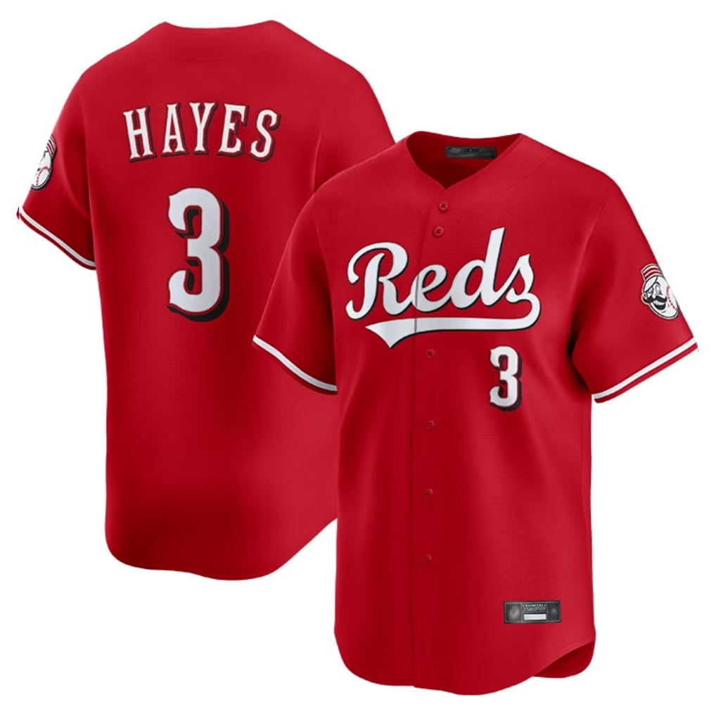 BIPIHUC C.Reds #3 Ke'Bryan Hayes Player Red Home Limited Stitched Jerseys
