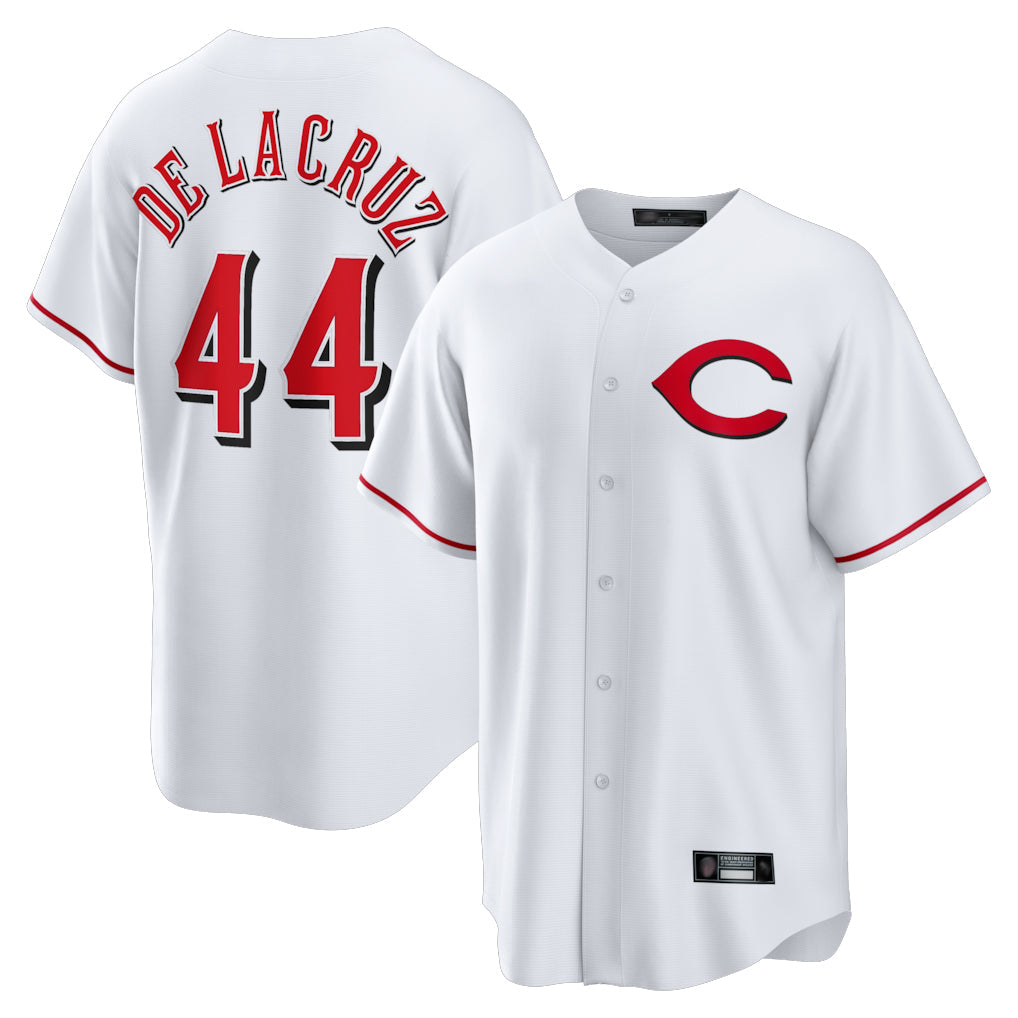 BIPIHUC C.Reds #44 Elly De La Cruz Player White Home Game Stitched Jerseys