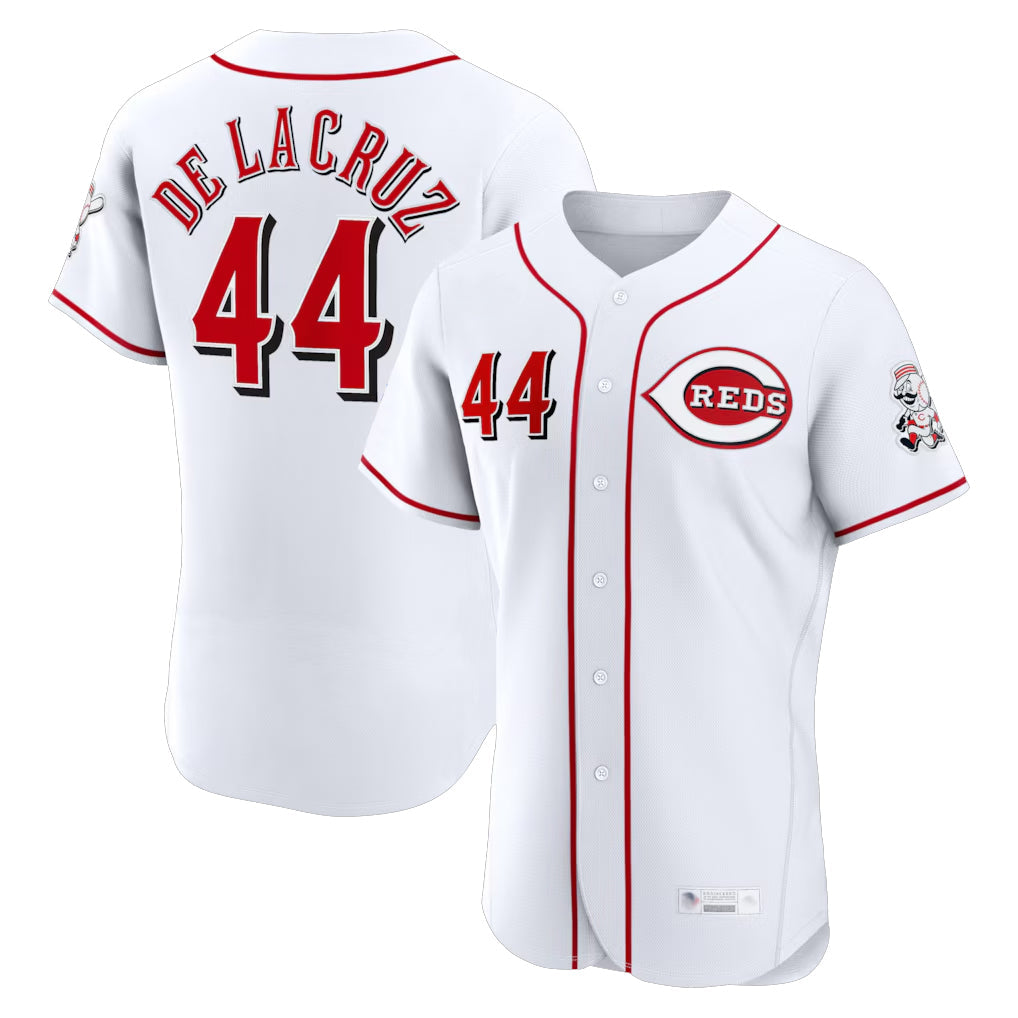 BIPIHUC C.Reds #44 Elly De La Cruz Player White Limited Elite Home Stitched Jerseys