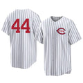 BIPIHUC C.Reds #44 Elly De La Cruz Player White Stripe Field of Dreams Game Home Stitched Jerseys