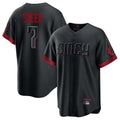 BIPIHUC C.Reds #7 Spencer Steer Player Black City Connect Home Game Stitched Jerseys