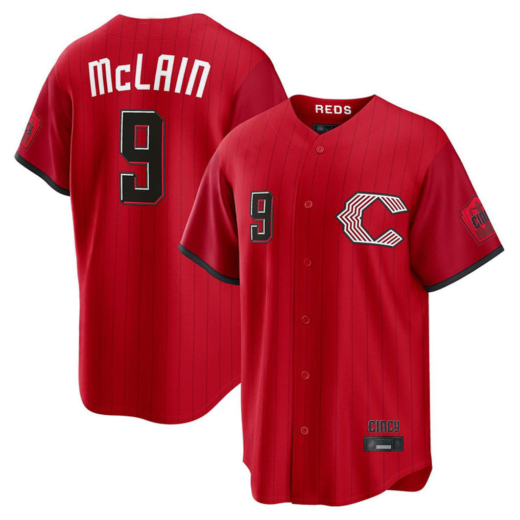 BIPIHUC C.Reds #9 Matt McLain Player Red 2026 City Connect Home Game Stitched Jerseys