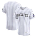 BIPIHUC C.Rockies White Limited Elite Home Blank Player Stitched Jerseys