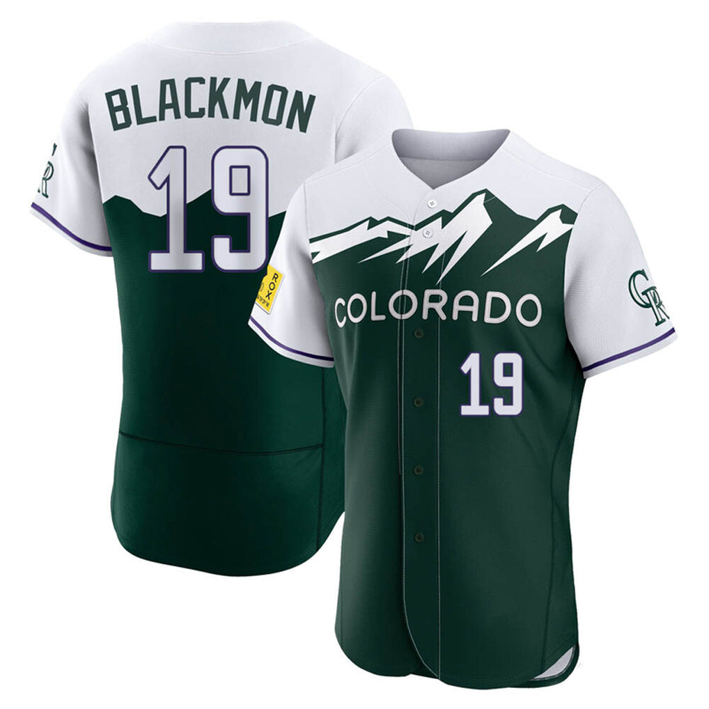 BIPIHUC C.Rockies #19 Charlie Blackmon Player Green City Connect Limited Elite Home Stitched Jerseys