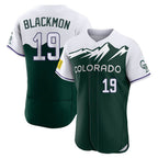 BIPIHUC C.Rockies #19 Charlie Blackmon Player Green City Connect Limited Elite Home Stitched Jerseys