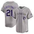 BIPIHUC C.Rockies #21 Kyle Freeland Player Gray Limited Home Stitched Jerseys