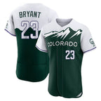 BIPIHUC C.Rockies #23 Kris Bryant Player Green City Connect Limited Elite Home Stitched Jerseys
