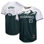 BIPIHUC C.Rockies #23 Kris Bryant Player Green City Connect Limited Home Game Stitched Jerseys