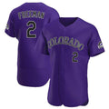 BIPIHUC C.Rockies #2 Tyler Freeman Player Purple Limited Elite Home Stitched Jerseys