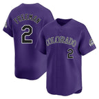 BIPIHUC C.Rockies #2 Tyler Freeman Player Purple Limited Home Stitched Jerseys