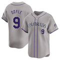 BIPIHUC C.Rockies #9 Brenton Doyle Player Gray Limited Home Stitched Jerseys