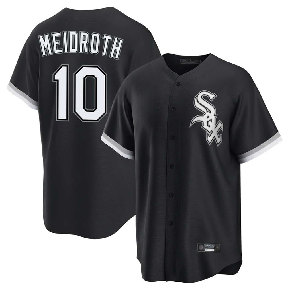 BIPIHUC C.White Sox #10 Chase Meidroth Player Black Home Game Stitched Jerseys