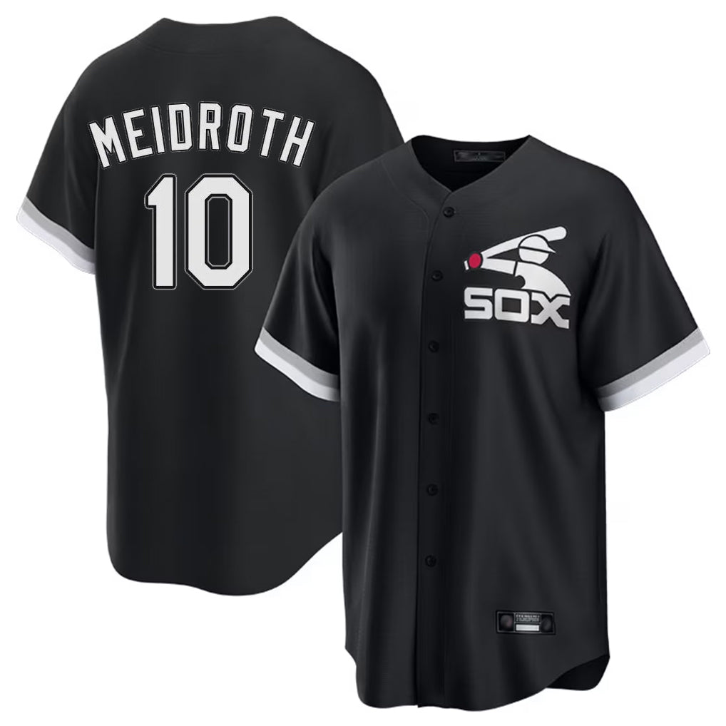 BIPIHUC C.White Sox #10 Chase Meidroth Player Black Spring Training Game Stitched Jerseys