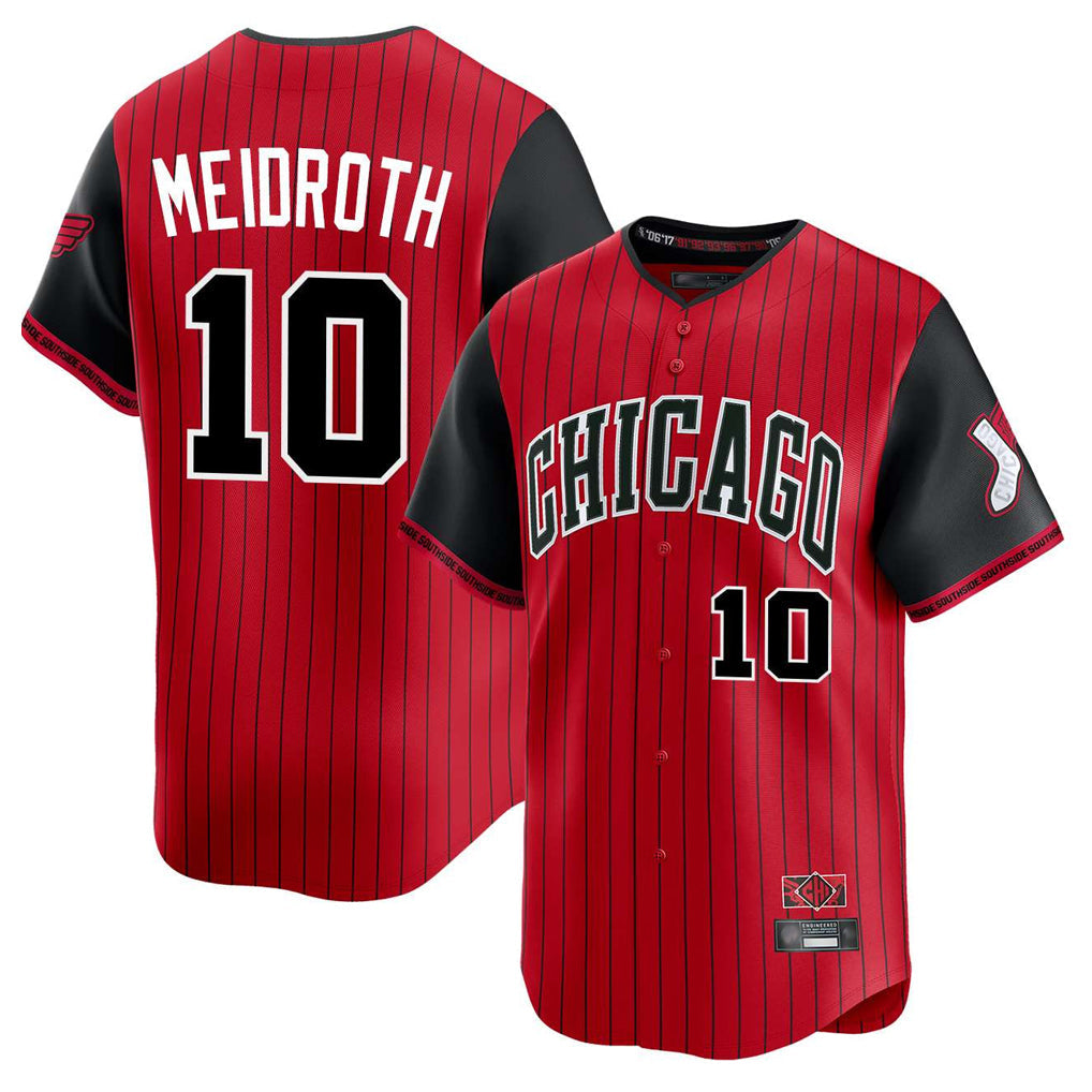 BIPIHUC C.White Sox #10 Chase Meidroth Player Red City Connect Limited Home Stitched Jerseys