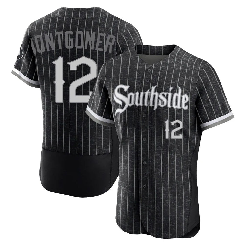 BIPIHUC C.White Sox #12 Colson Montgomery Player Black City Connect Limited Elite Home Stitched Jerseys