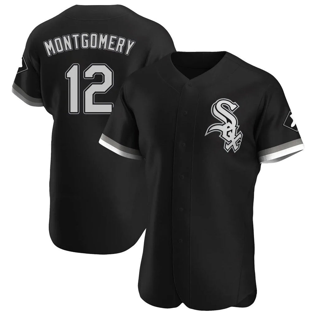 BIPIHUC C.White Sox #12 Colson Montgomery Player Black Limited Elite Home Stitched Jerseys