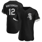 BIPIHUC C.White Sox #12 Colson Montgomery Player Black Limited Elite Home Stitched Jerseys