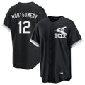 BIPIHUC C.White Sox #12 Colson Montgomery Player Black Spring Training Game Stitched Jerseys