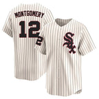 BIPIHUC C.White Sox #12 Colson Montgomery Player Cream Cooperstown Collection Limited Home Stitched Jerseys