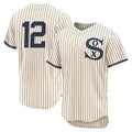 BIPIHUC C.White Sox #12 Colson Montgomery Player Cream Field of Dreams Limited Elite Home Stitched Jerseys