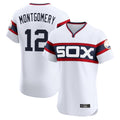 BIPIHUC C.White Sox #12 Colson Montgomery Player White T-shirt Limited Elite Home Stitched Jerseys