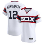BIPIHUC C.White Sox #12 Colson Montgomery Player White T-shirt Limited Elite Home Stitched Jerseys