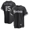 BIPIHUC C.White Sox #15 Sean Newcomb Player Black City Connect Home Game Stitched Jerseys