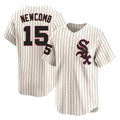 BIPIHUC C.White Sox #15 Sean Newcomb Player Cream Cooperstown Collection Limited Home Stitched Jerseys