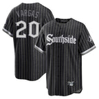 BIPIHUC C.White Sox #20 Miguel Vargas Player Black City Connect Home Game Stitched Jerseys