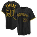 BIPIHUC C.White Sox #20 Miguel Vargas Player Black Snake Skin City Home Game Stitched Jerseys