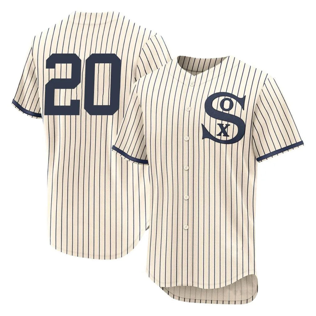 BIPIHUC C.White Sox #20 Miguel Vargas Player Cream Field of Dreams Limited Elite Home Stitched Jerseys