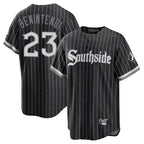 BIPIHUC C.White Sox #23 Andrew Benintendi Player Black City Connect Home Game Stitched Jerseys
