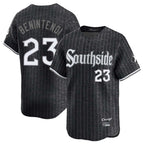 BIPIHUC C.White Sox #23 Andrew Benintendi Player Black City Connect Limited Home Stitched Jerseys