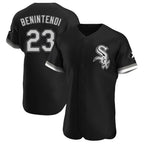 BIPIHUC C.White Sox #23 Andrew Benintendi Player Black Limited Elite Home Stitched Jerseys
