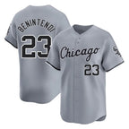 BIPIHUC C.White Sox #23 Andrew Benintendi Player Gray Road Limited Home Stitched Jerseys