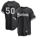 BIPIHUC C.White Sox #50 Lenyn Sosa Player Black City Connect Home Game Stitched Jerseys