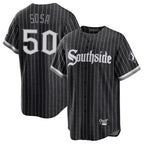 BIPIHUC C.White Sox #50 Lenyn Sosa Player Black City Connect Home Game Stitched Jerseys