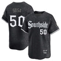 BIPIHUC C.White Sox #50 Lenyn Sosa Player Black City Connect Limited Home Stitched Jerseys