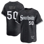 BIPIHUC C.White Sox #50 Lenyn Sosa Player Black City Connect Limited Home Stitched Jerseys