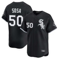 BIPIHUC C.White Sox #50 Lenyn Sosa Player Black Limited Home Stitched Jerseys