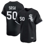 BIPIHUC C.White Sox #50 Lenyn Sosa Player Black Limited Home Stitched Jerseys