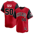 BIPIHUC C.White Sox #50 Lenyn Sosa Player Red City Connect Limited Home Stitched Jerseys