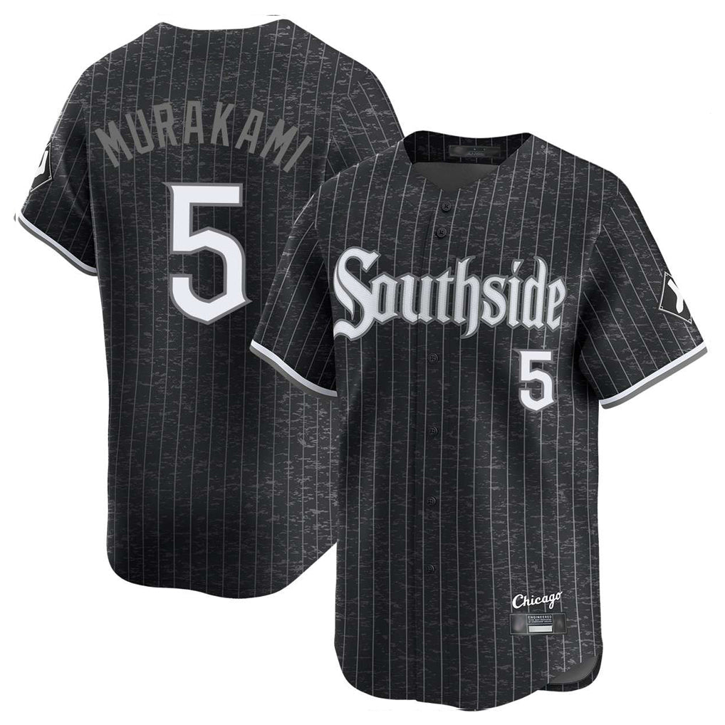 BIPIHUC C.White Sox #5 Munetaka Murakami Player Black City Connect Limited Home Stitched Jerseys